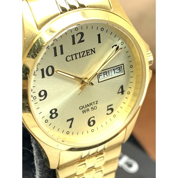 Citizen Women's Watch EQ2002-91P Quartz Gold Dial Petite 26mm Expansion … - Picture 12 of 13